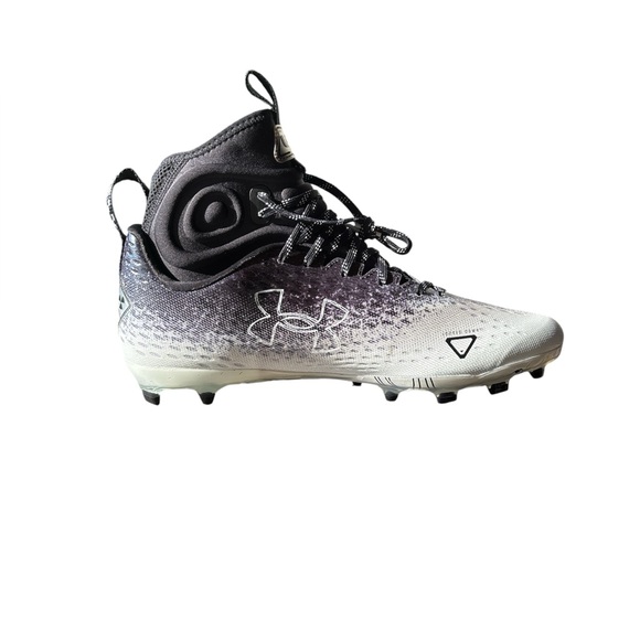 Under Armour Spotlight Lux MC‎ Football Cleats Black Gray Men’s 13